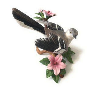 Amazing Northern Mockingbird Bird Figurines Lenox 1992